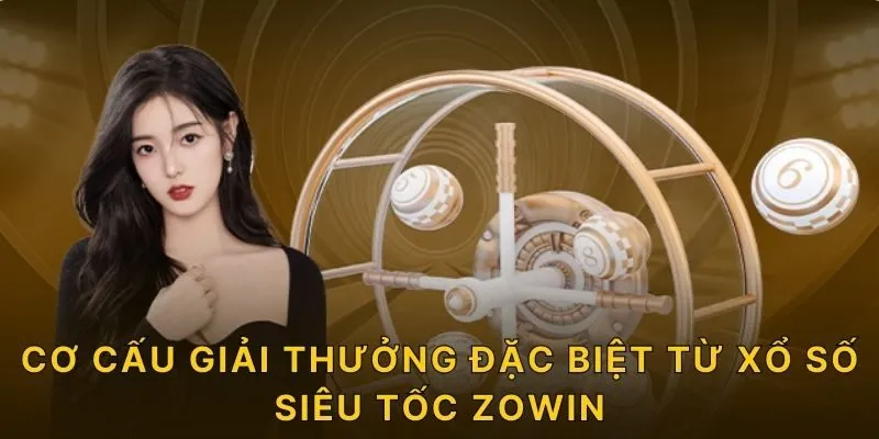 Cơ cấu giải thưởng đặc biệt từ xổ số siêu tốc ZOWIN